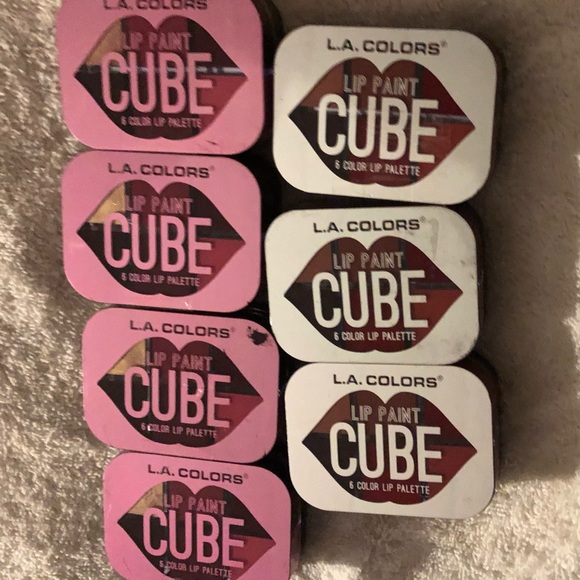 LA Colors Lip Paint Cube, 6 Color Lip Palette (7 pack) - Picture 2 of 6
